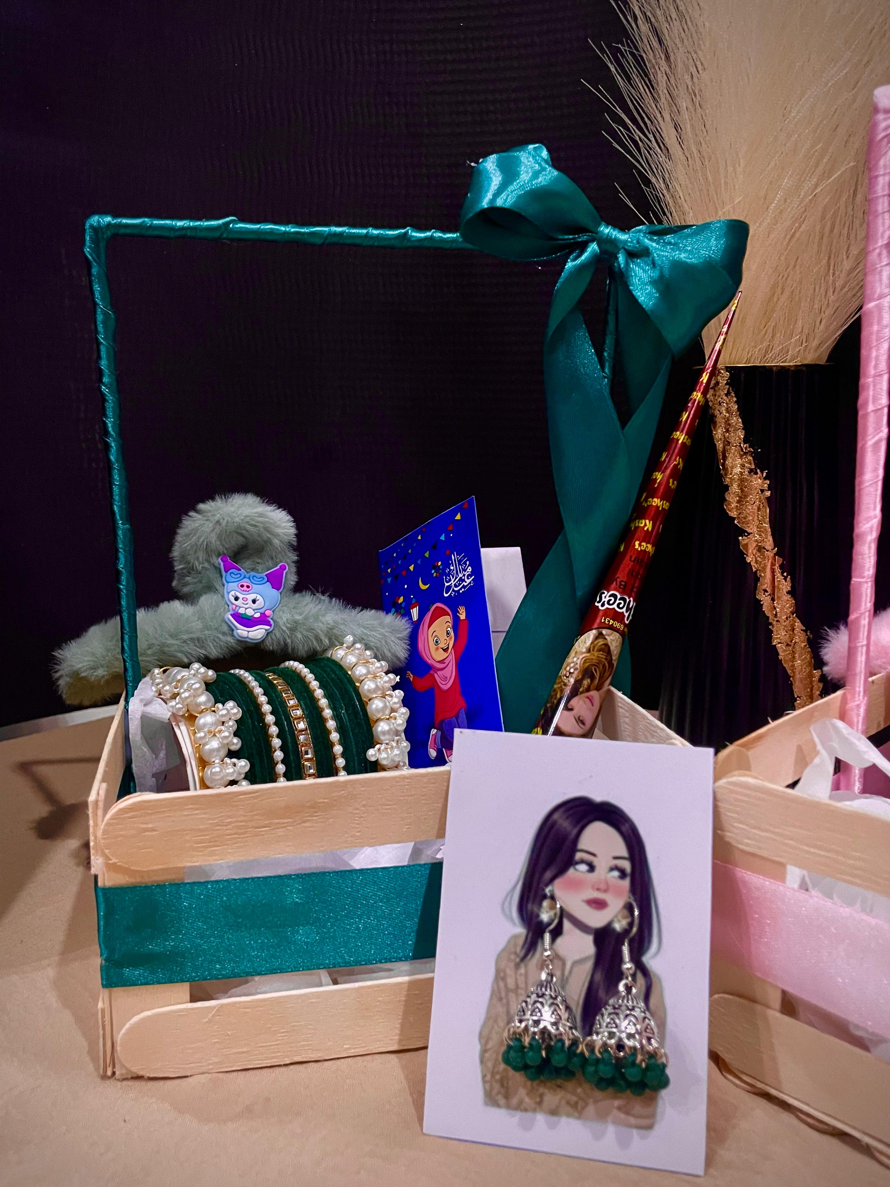 Eid Gift Basket - Green Theme