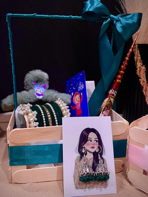 Eid Gift Basket - Green Theme