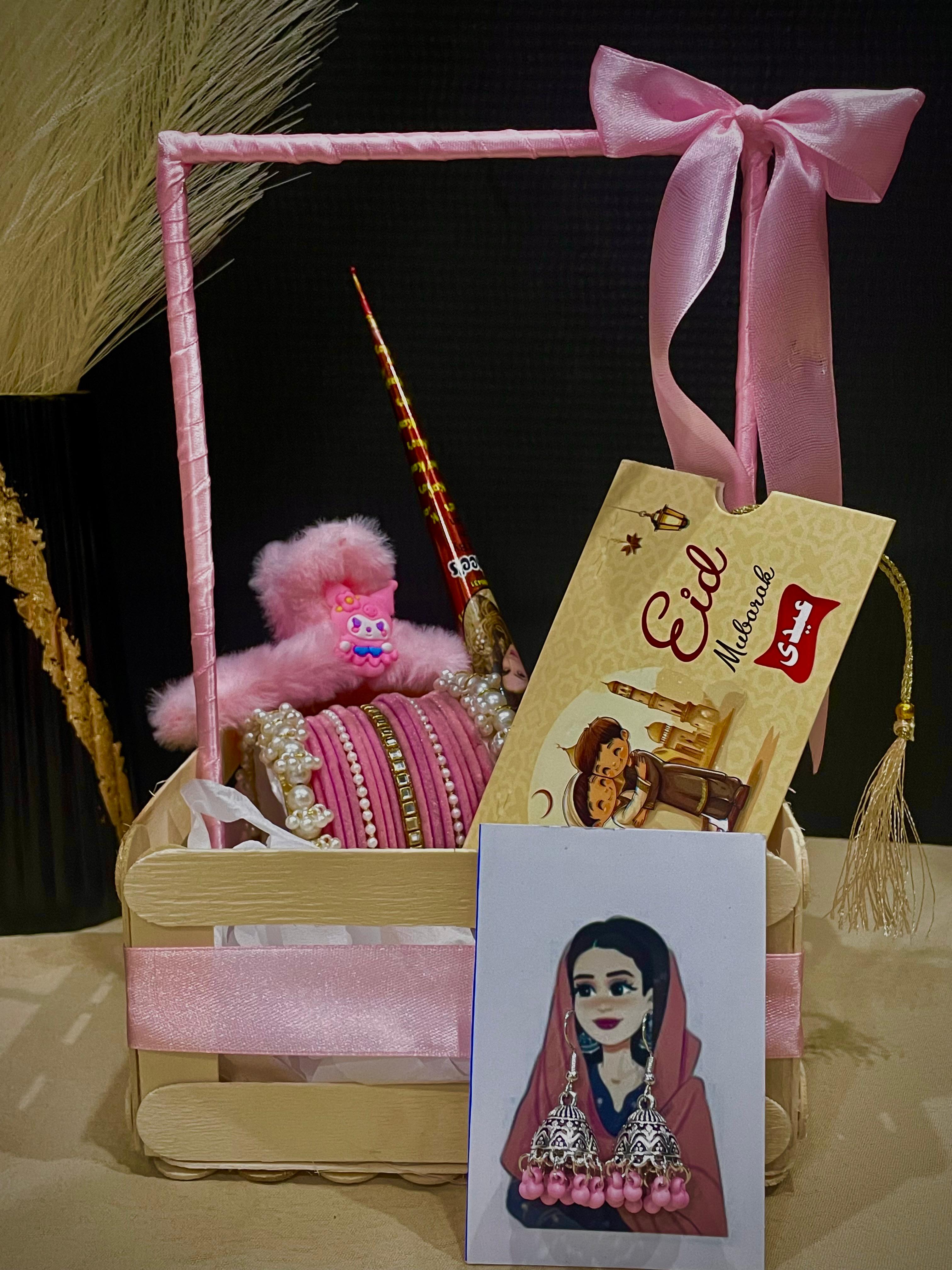 Eid Gift Basket - Pink Theme